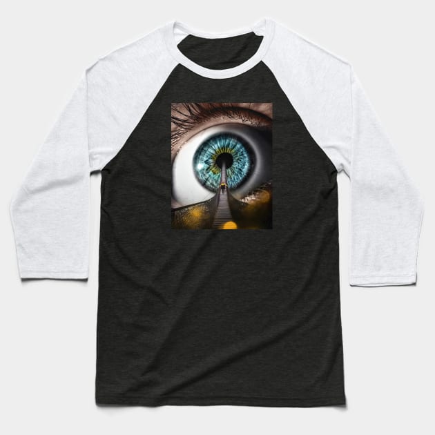 All seeing Baseball T-Shirt by circlestances